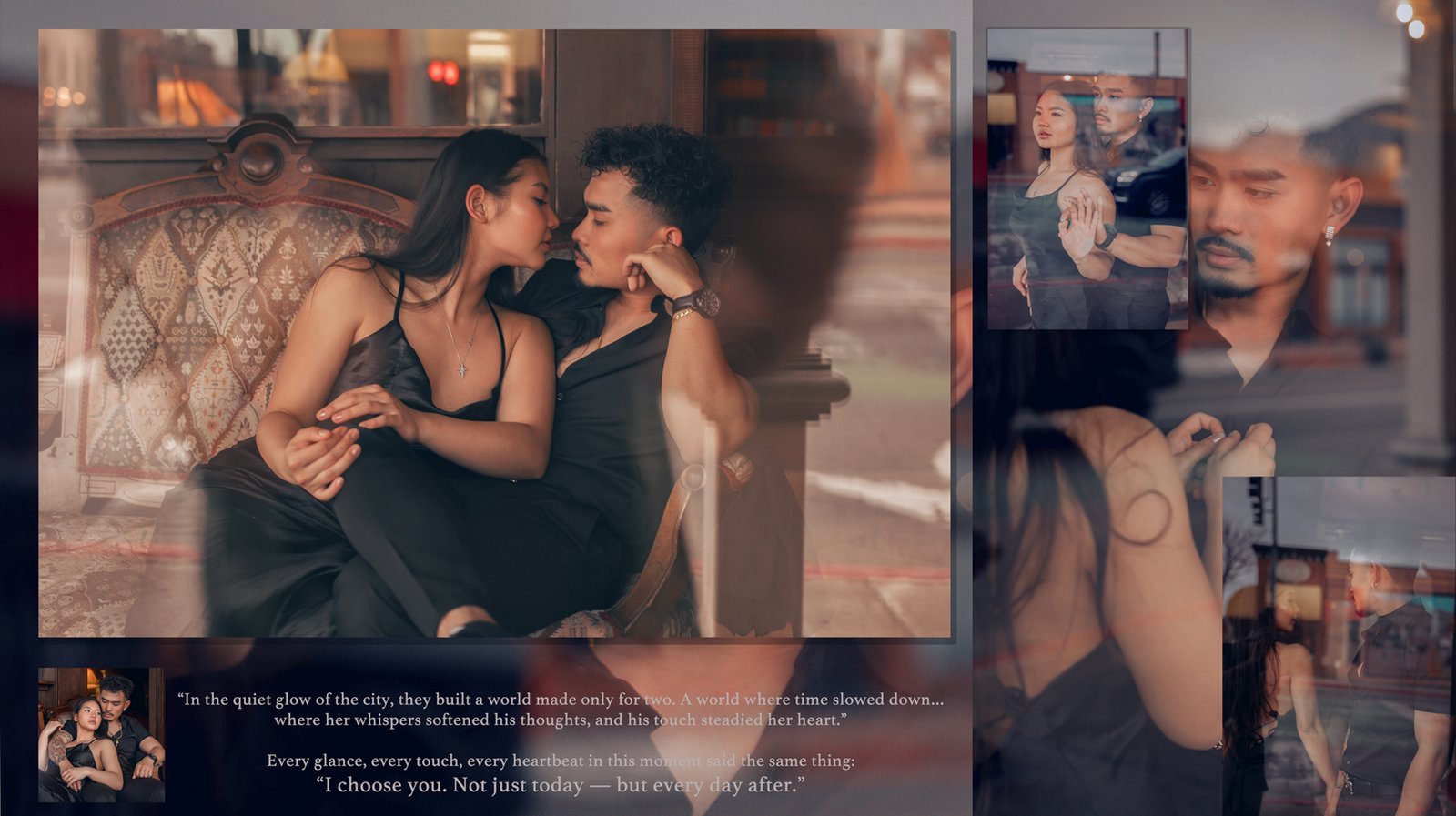 Cinematic wedding photo 1